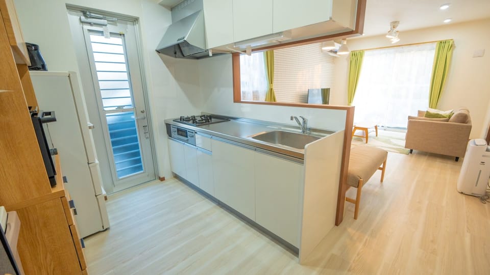 You can also cook your own meals in the spacious kitchen.