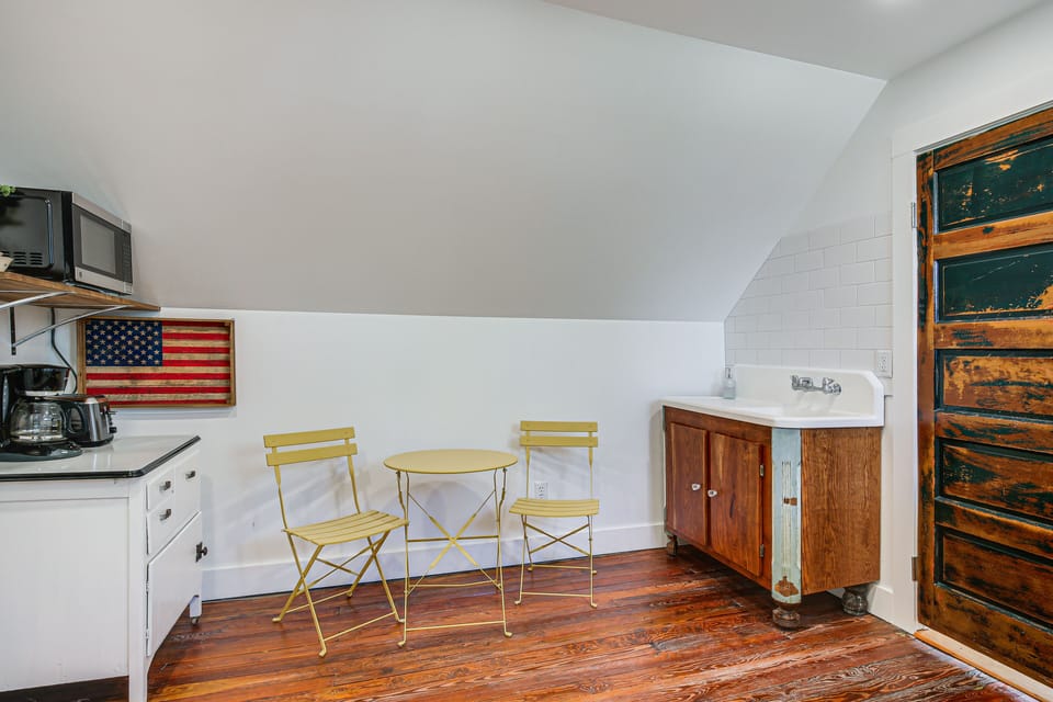 Kitchenette | Drip Coffee Maker | Toaster | Refrigerator | Hot Plate
