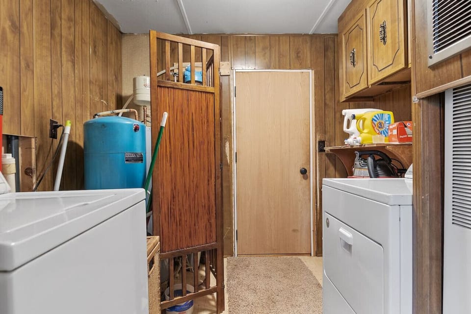 Washer and Dryer area