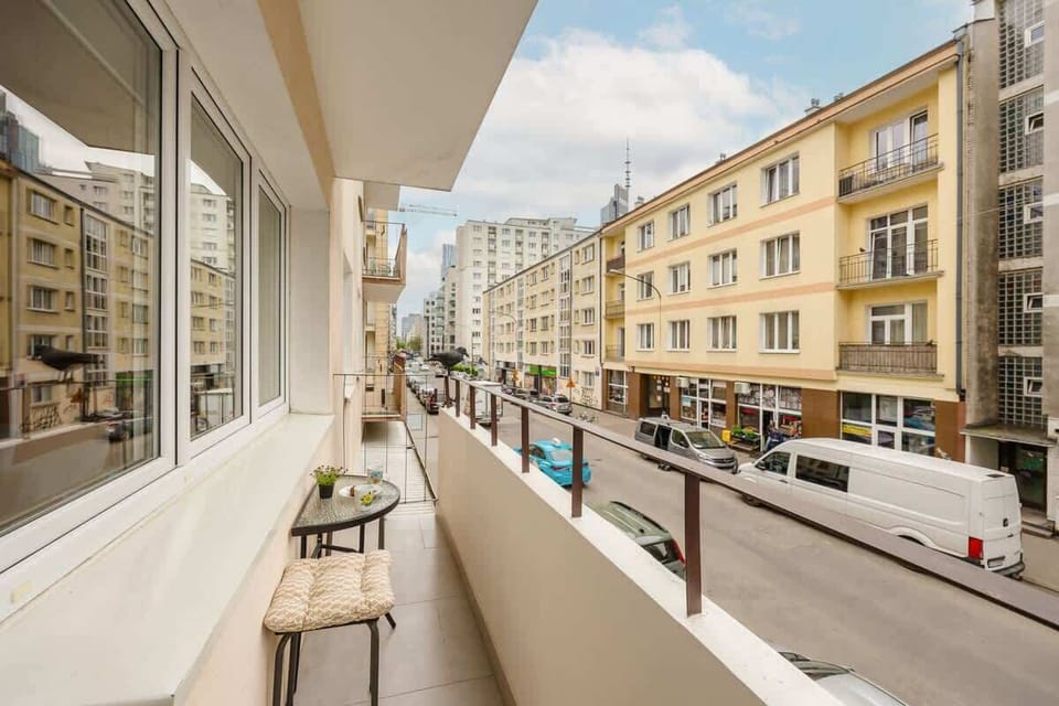 Step out onto the balcony and enjoy the neighborhood views.

