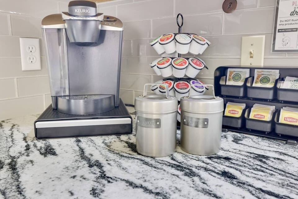 Select from a variety of options and enjoy your favorite hot beverage, made just the way you like it.
