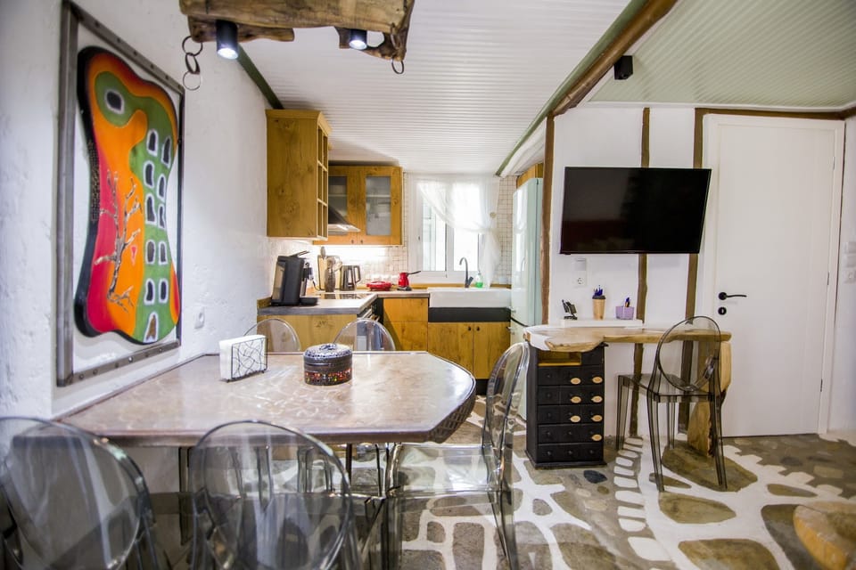 Adjoining dining table