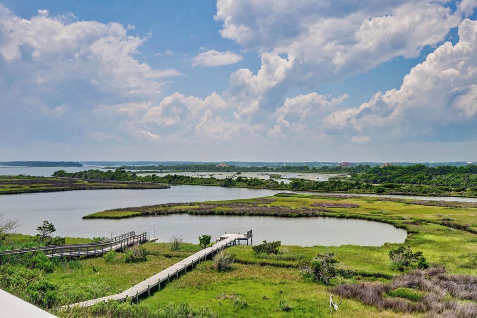 stunning waterfront view