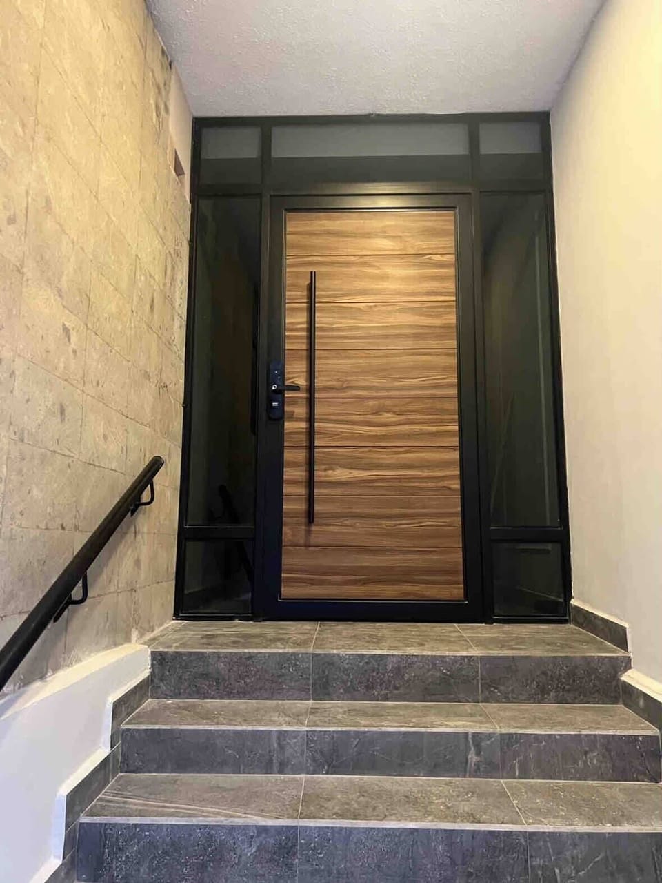 Welcome home! Enter through a stylish, modern entryway.