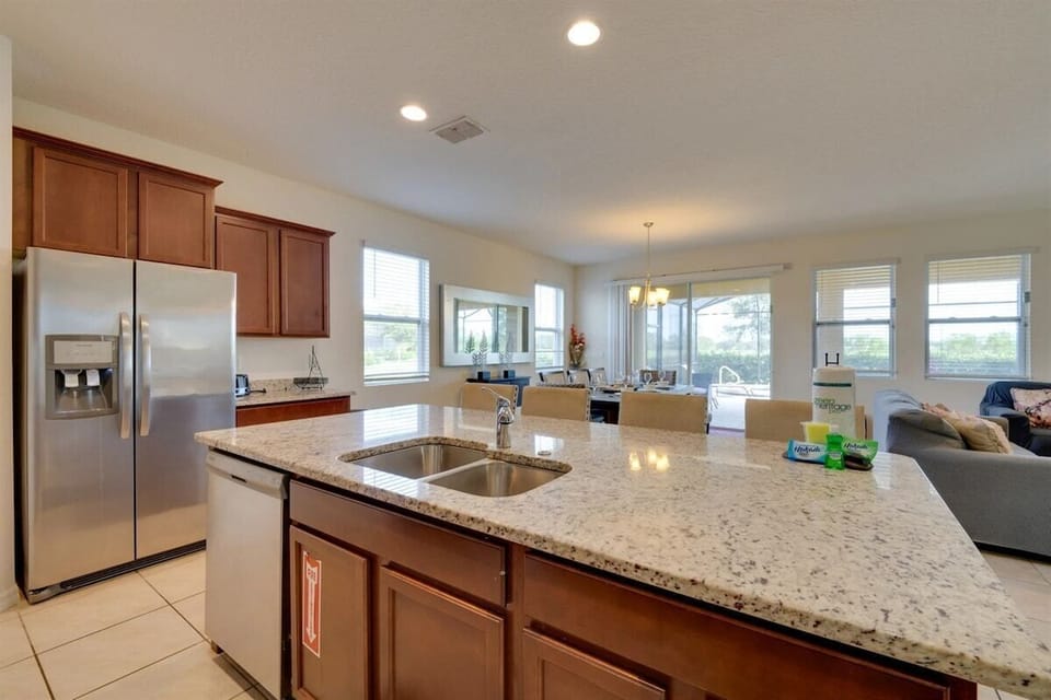 Kitchen with Living Area View