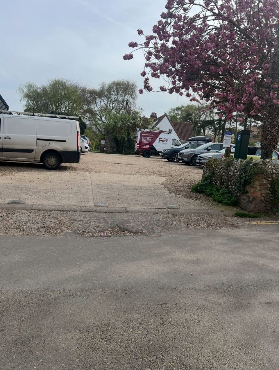 Coronation carpark. Charges apply. 40 metres away from cottage