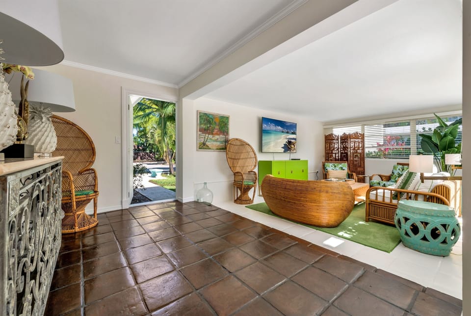 Spacious living areas provide unfettered comforts, room, and privacy for a group or family up to 8.