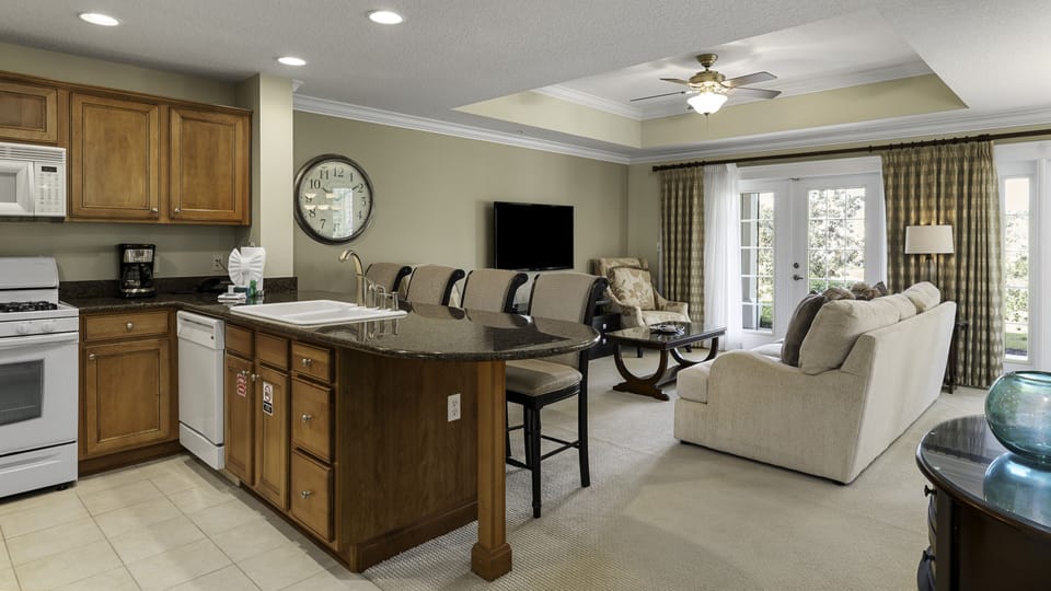 Spacious open floor plan plan with gathering space for the whole family
