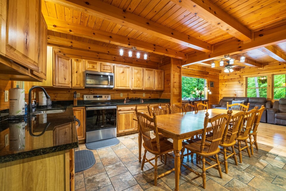 Full Kitchen, from far corner - Grand Valley Lodge