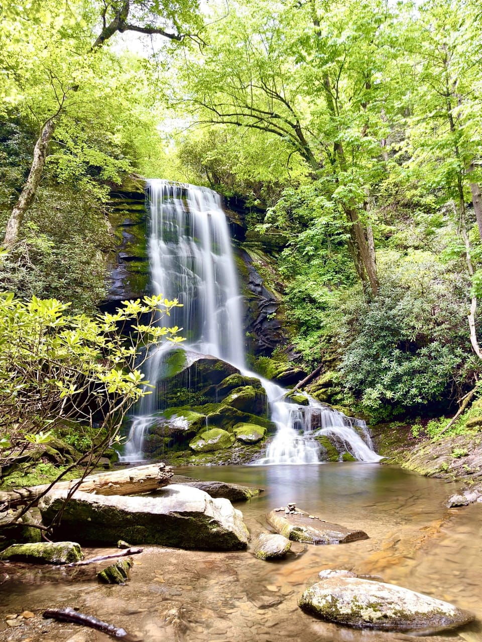 Catawba Falls - a one mile hike from the community trails
