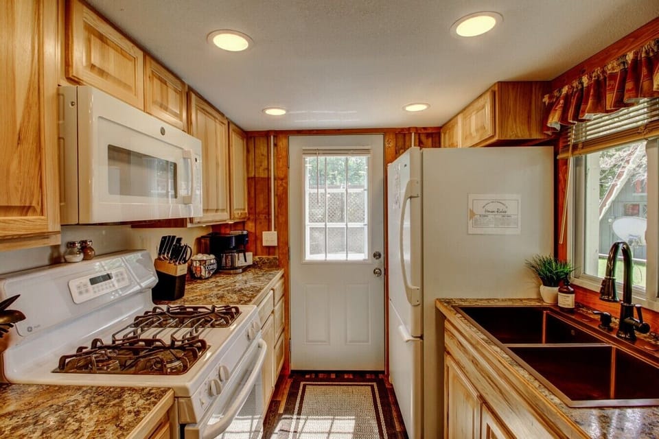 All the comforts of home, including a dishwasher