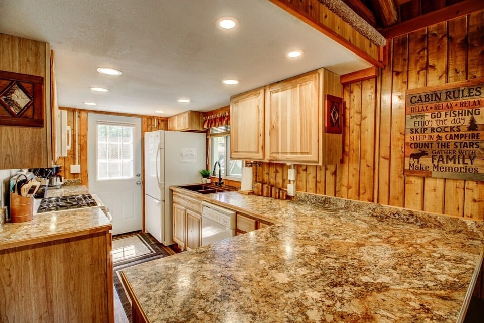 Efficient galley style kitchen