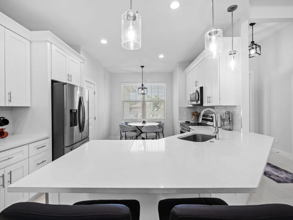Fully stocked kitchen