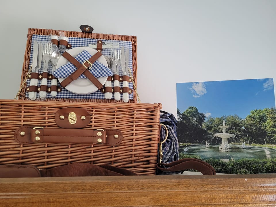 Picnic Basket to use in Forsyth Park!