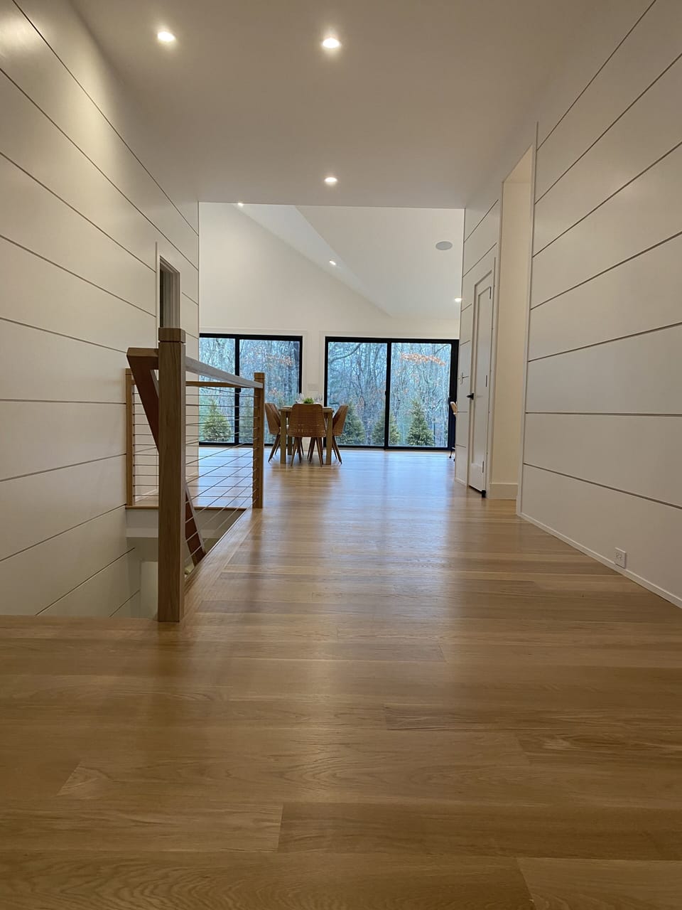 Entrance when you walk into the house.