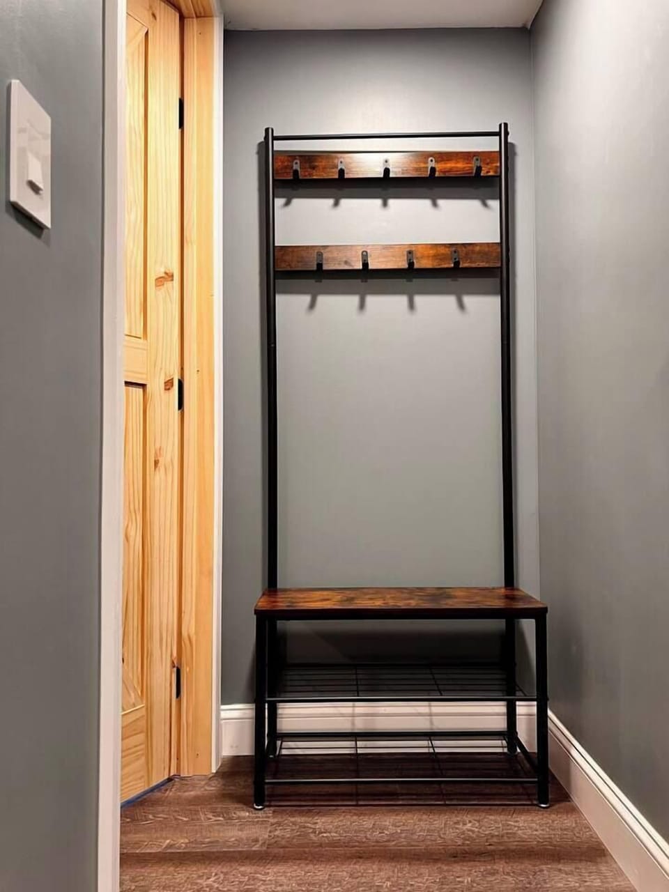 Hall-tree in entryway