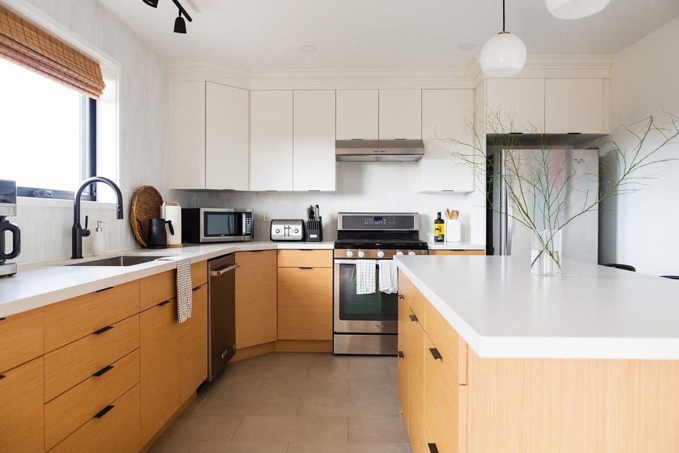 Kithen is Open Concept to the Dining, Living Area.