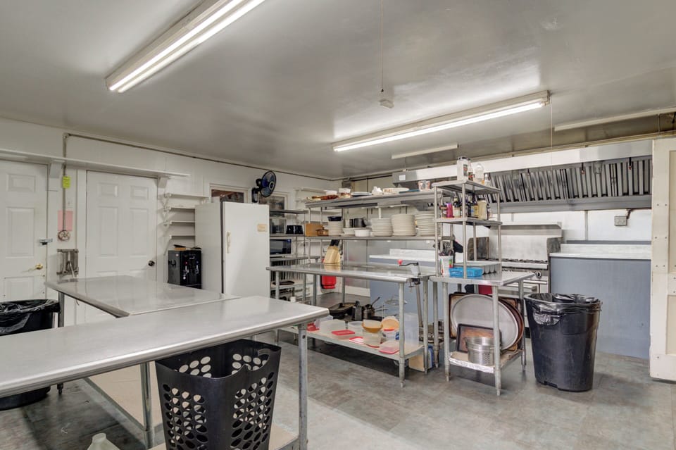 Commercial kitchen for your large group - creat a feast yourself or catered.