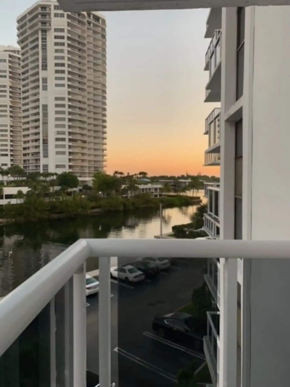 Have an evening drink on large balcony overlooking peaceful inter-coastal