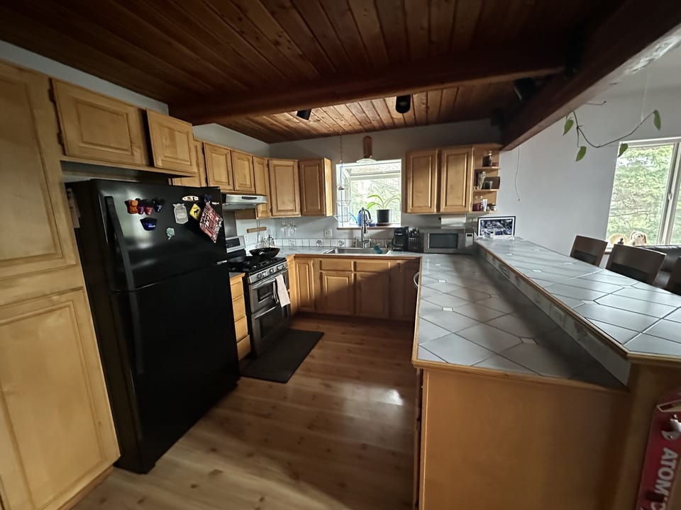 Full kitchen with extras. Dish soap/detergent provided