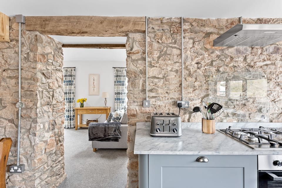 Kitchen leading into lounge - The Dairy