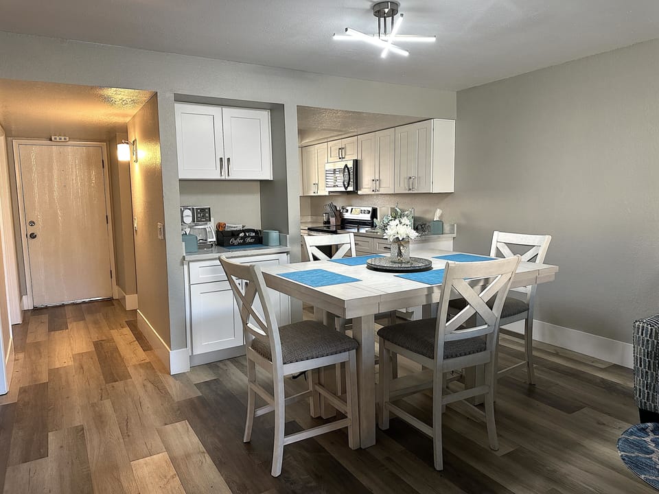 New flooring throughout, and large open room
