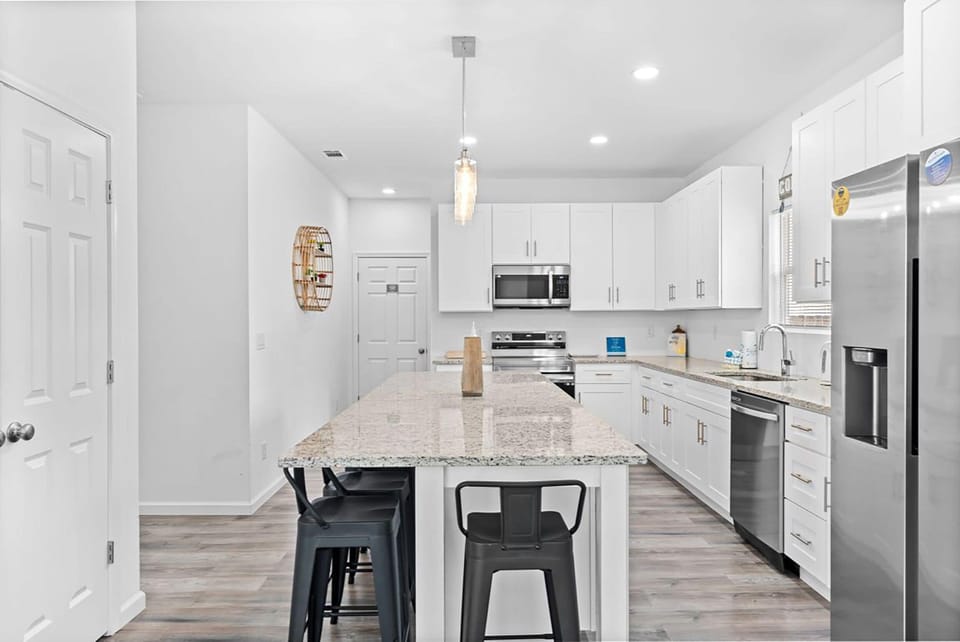 Large kitchen island