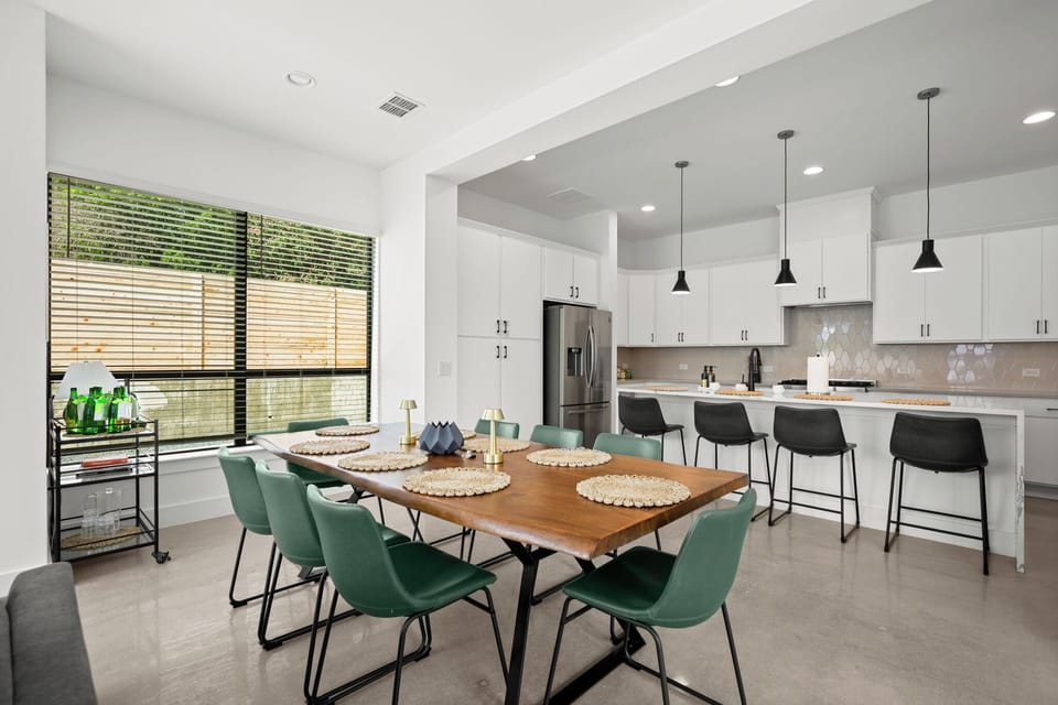 Dining room and Kitchen