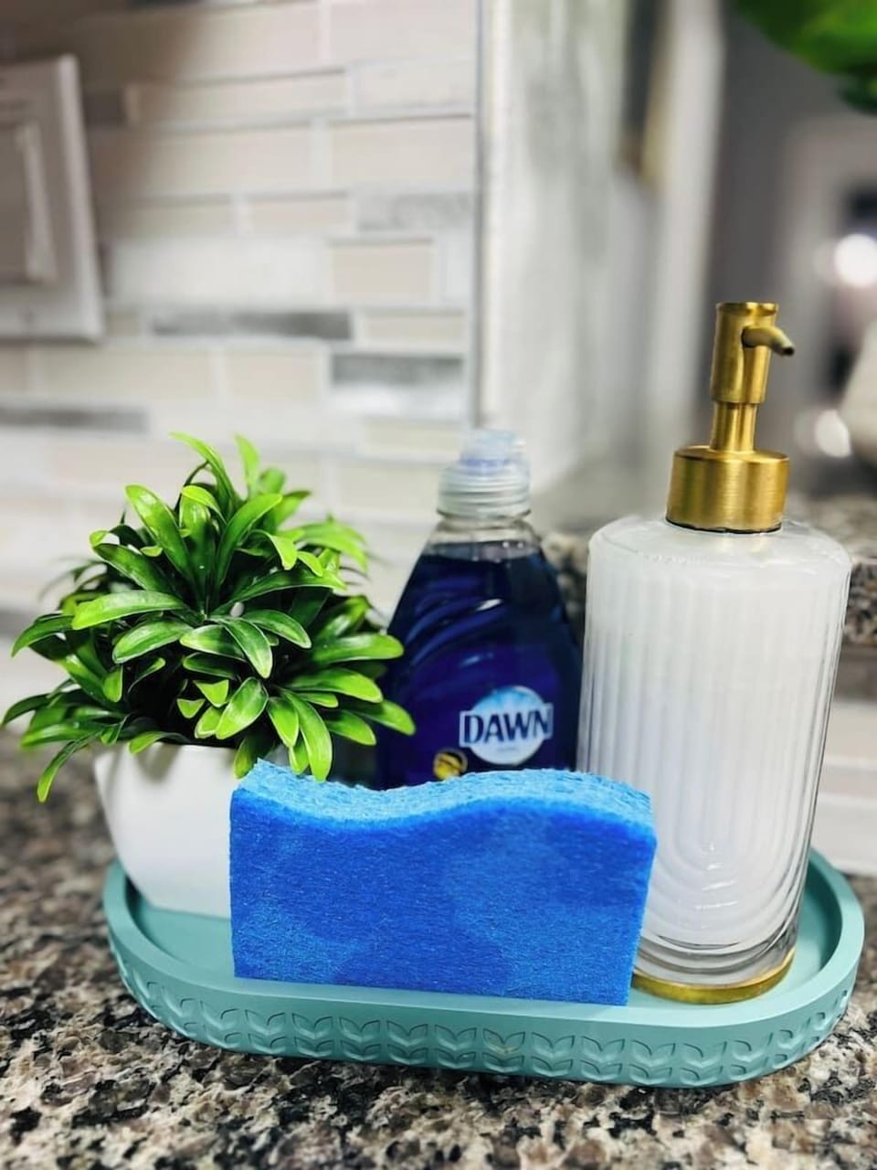 Kitchen Sink Cleaning Supplies