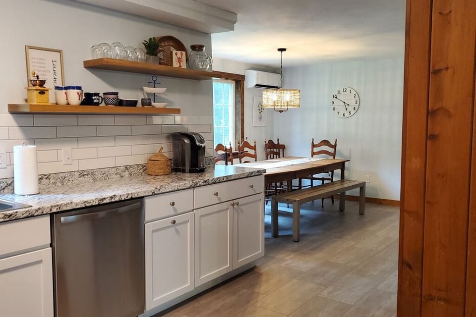 Kitchen with new appliances