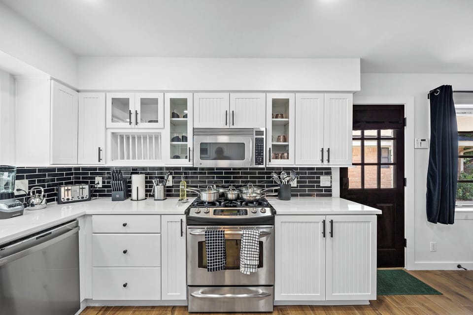 Kitchen should have all items required for you to cook