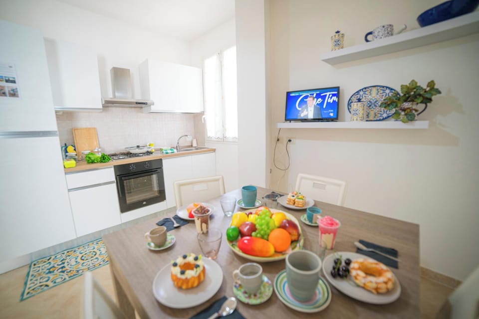 Kitchen and dining area
