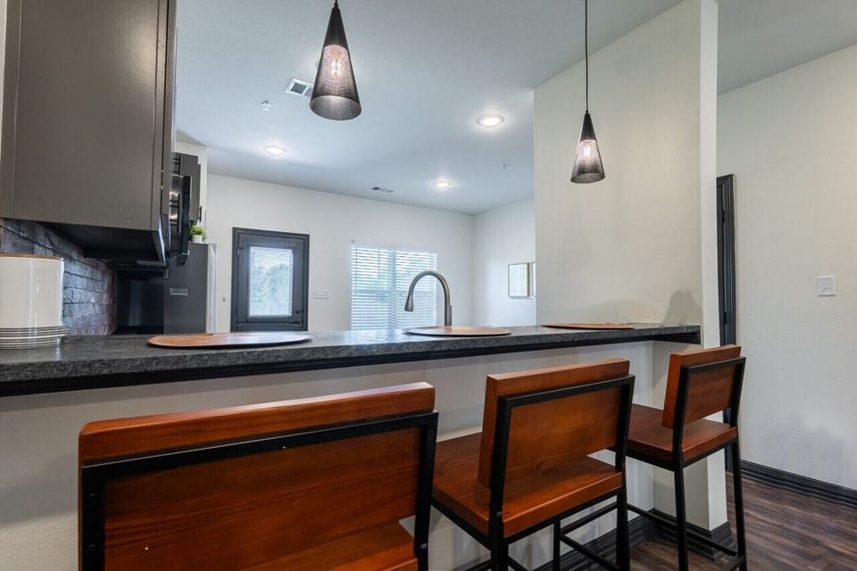 bar and bar stools