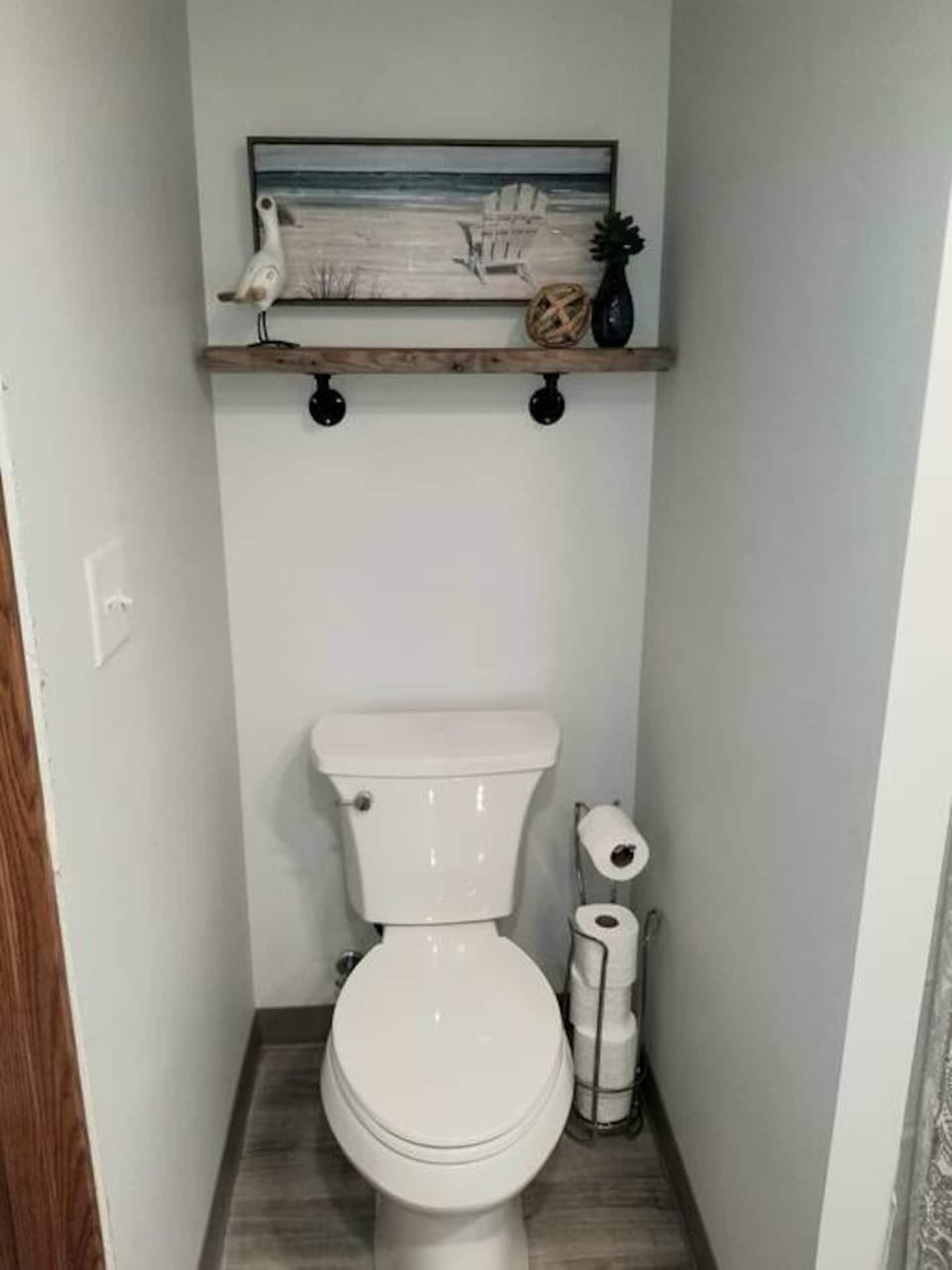 Full Bathroom with stand up shower. 