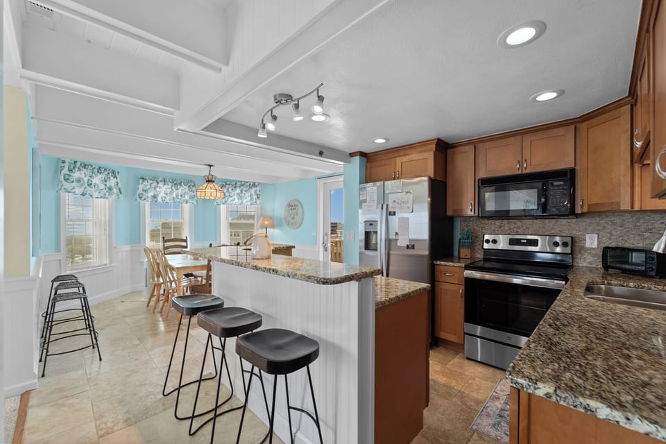 Kitchen with Bar Seating