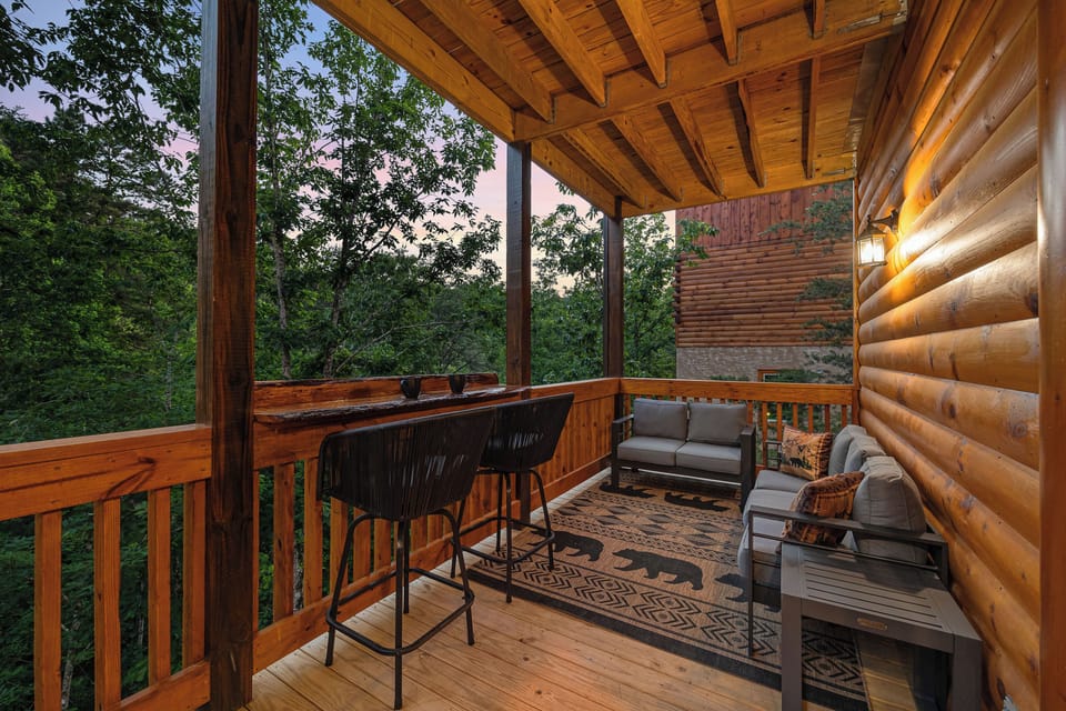 Outdoor seating for morning coffee or afternoon cocktails!