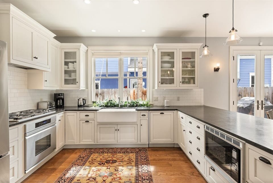 Beautiful kitchen with high-end appliances and plenty of counter space