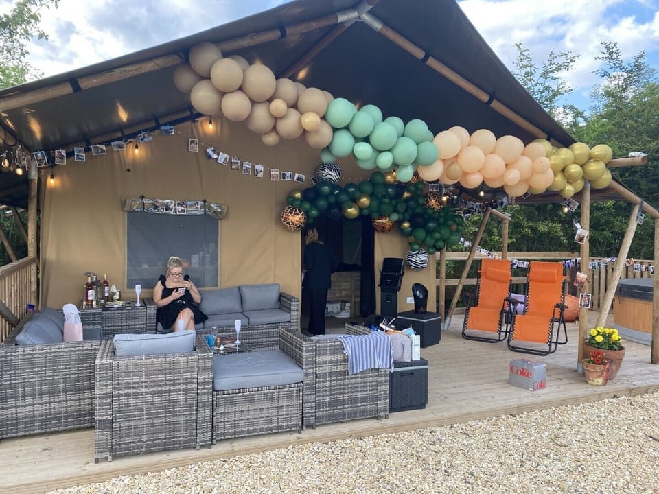 Awaiting some party guests