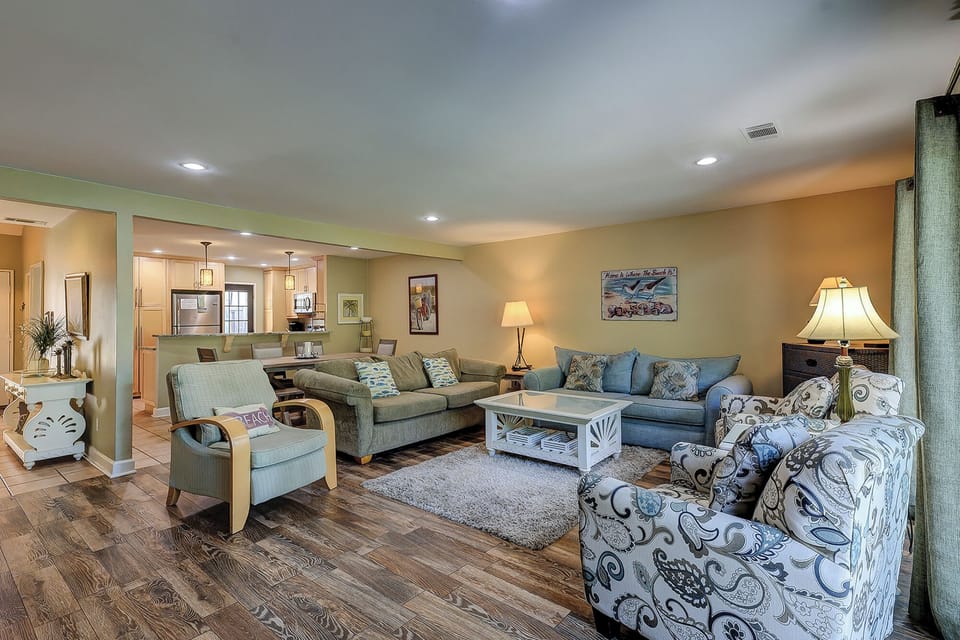 spacious living area