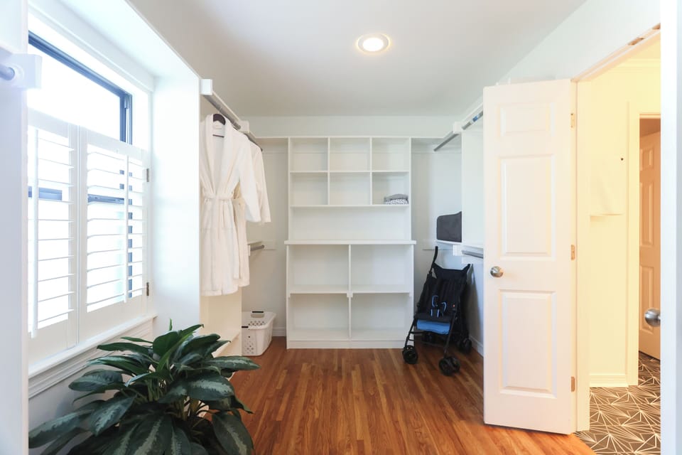 Closet in master room.