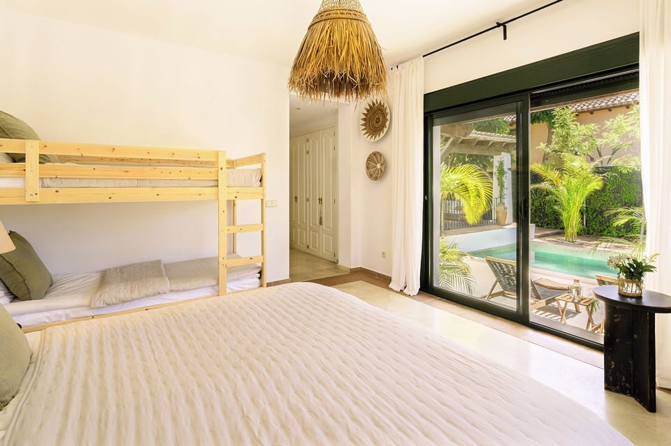Ground Floor King Room for guests who wanted their children with them.  Optional
