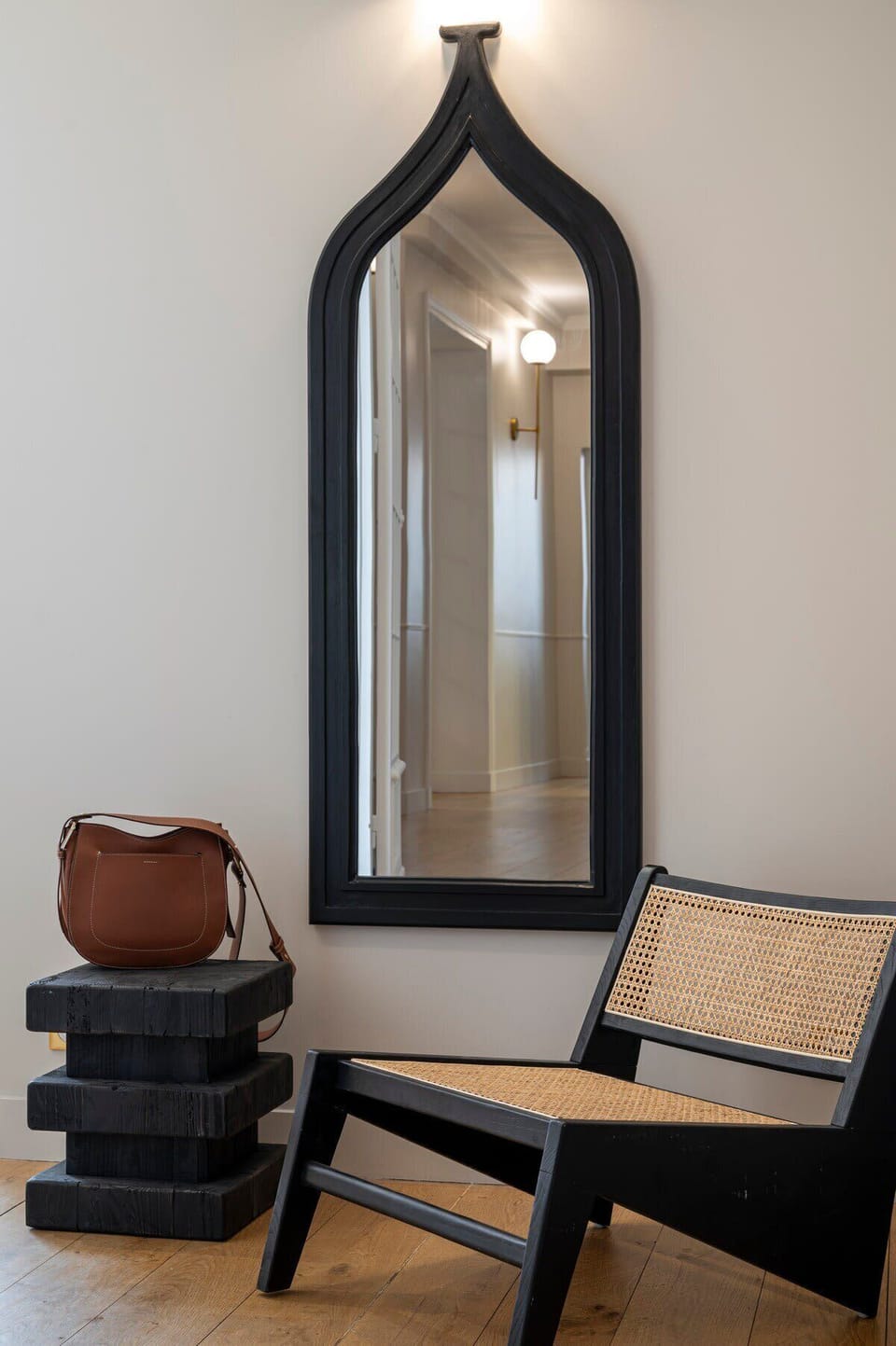 Espace commun entre le salon et les chambres 