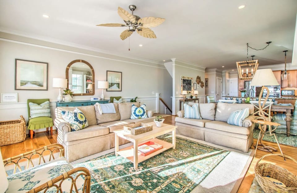 Space to spread out and play games, watch a game, read a book, or take a nap. 
