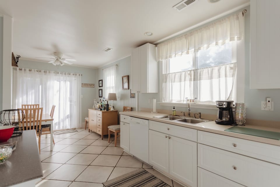 Spacious kitchen with lots of prep space