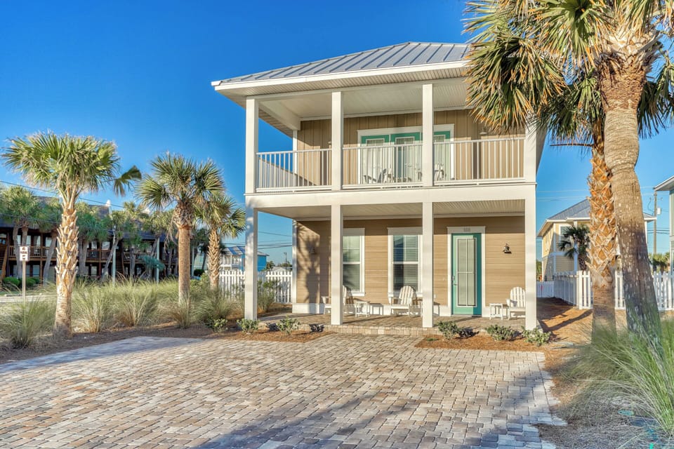 Beautiful home just steps from the beach.