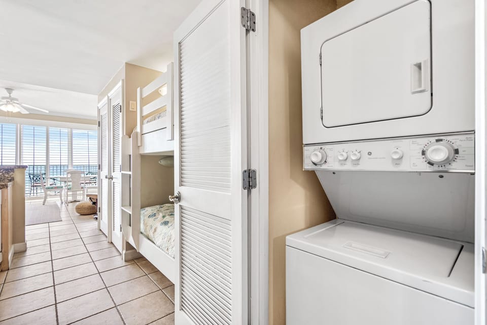 Washer and dryer in unit