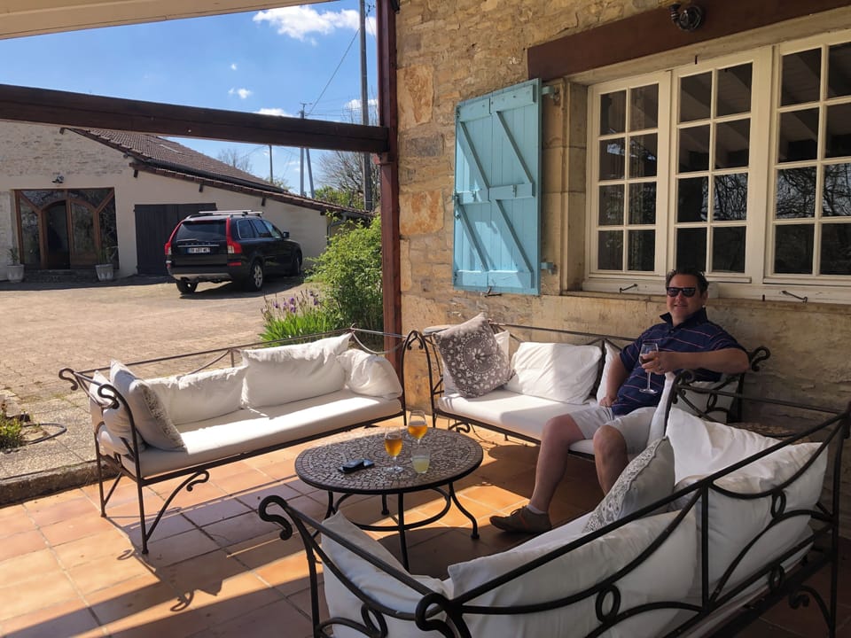 Terrace seating area