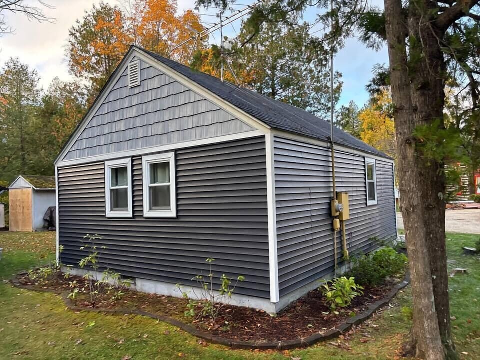 Blue Sky Cottage- New siding :)