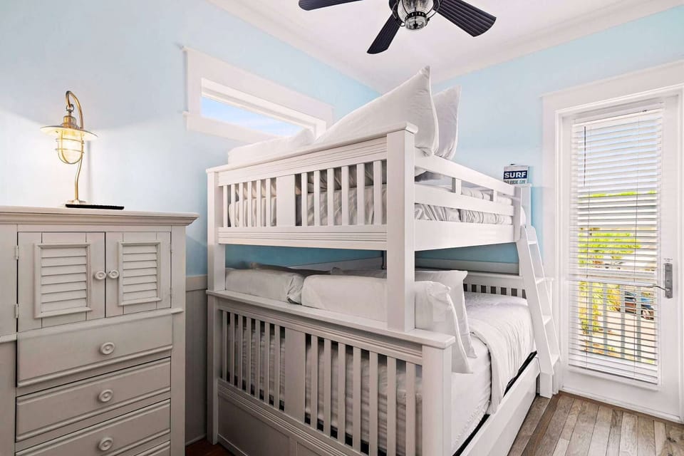 Full over Queen Bunk Room with Balcony!