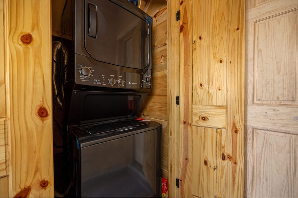 Washer and dryer on lower level